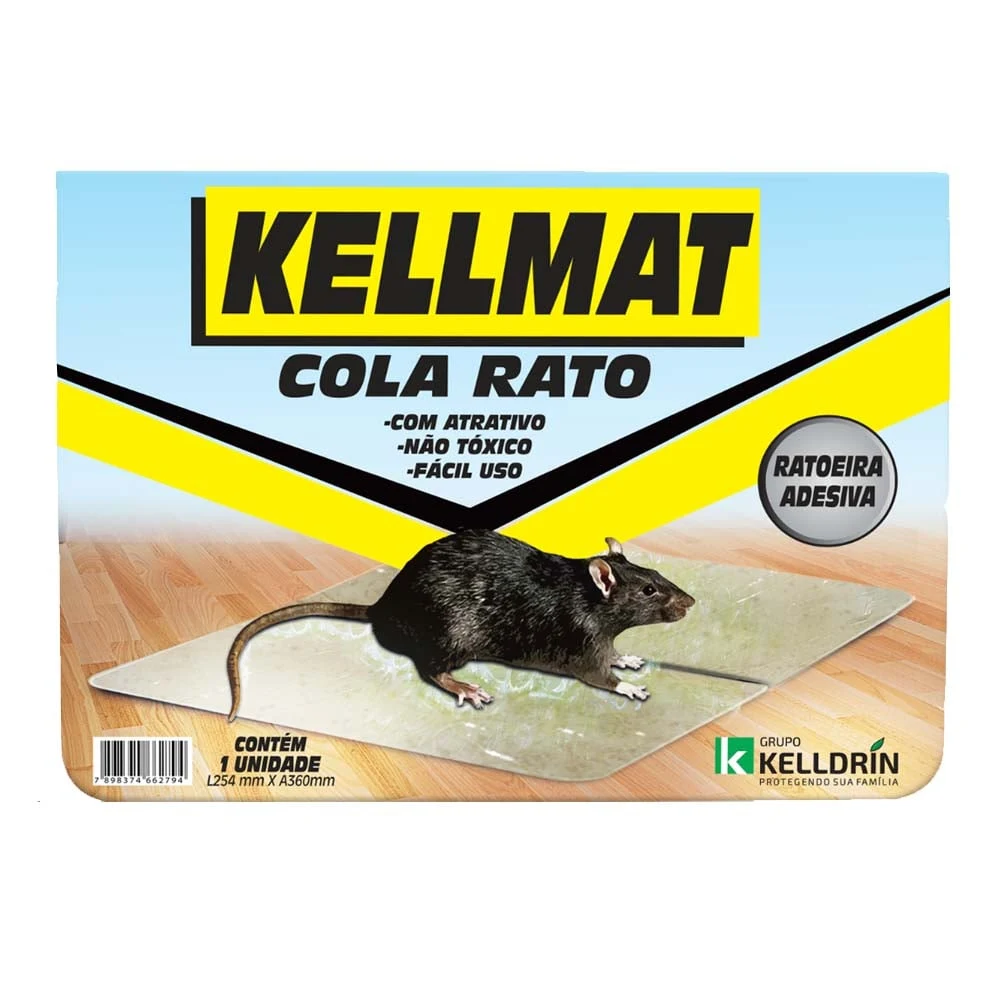 RATOEIRA ADESIVA COLA RATO 254X360MM KELLMAT KELLDRIN